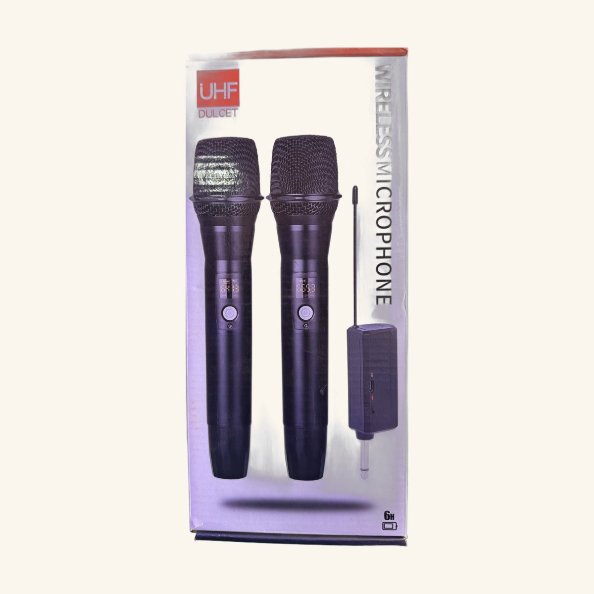 DULCET UHF Dual Wireless Microphone Set, photo 2